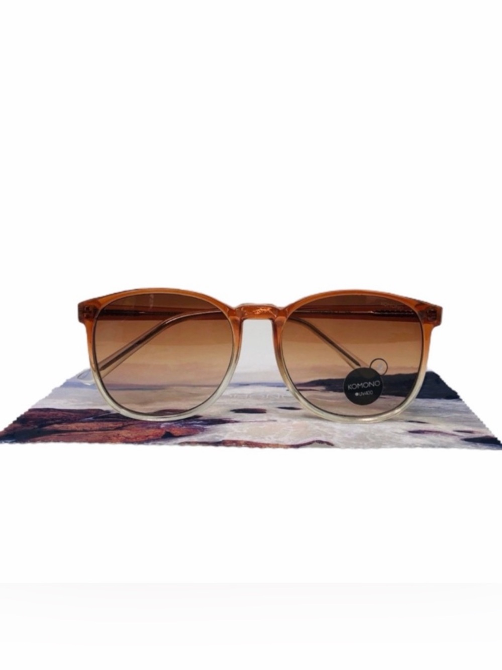 KOMONO Urkel Gradient Peach New Sunglasses